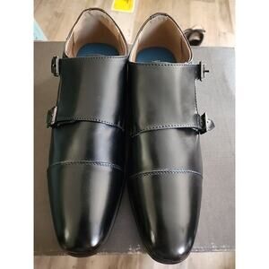 NEW PETER WERTH MEN'S BLACK DRESS SHOES - SIZE 10M